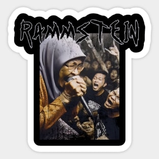 rammstein granny scream Sticker